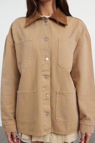 Sobrecamisa - Beige