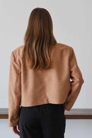 Chaqueta relaxed - Camel