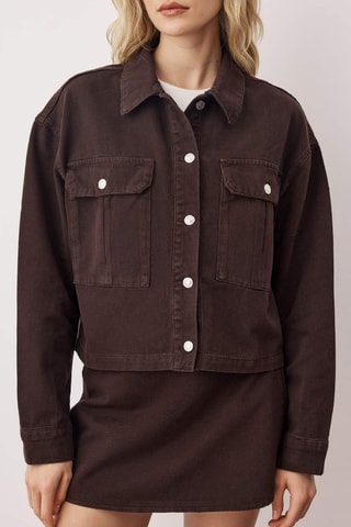 Chaqueta vaquera - Marrón