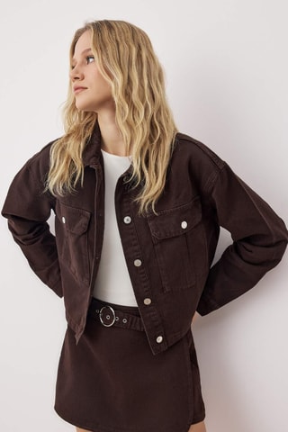 Chaqueta vaquera - Marrón