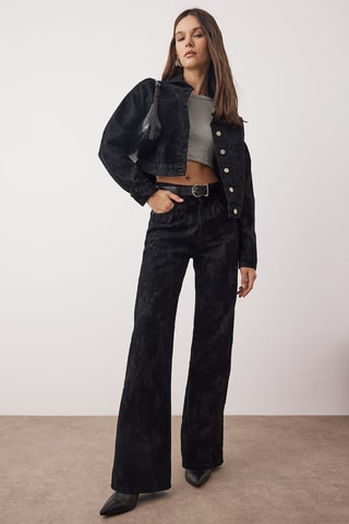 Vaquero wide leg - Negro