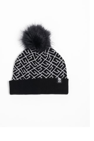 Gorro de lana merino Jicavo - Negro