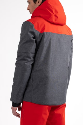 Chaqueta de esquí con capucha Distors - Negro jaspeado