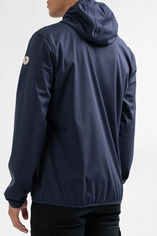 Chaqueta con capucha Softshell Eroons - Azul marino