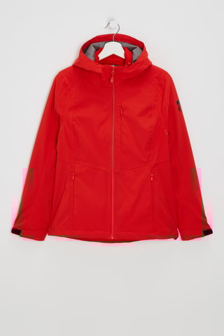 Chaqueta con capucha Kobey - Rojo