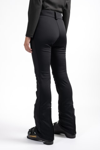 Pantalón slim fit de esquí Softshell Ixon - Negro