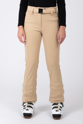 Pantalón slim fit de esquí Softshell Izalys - Beige