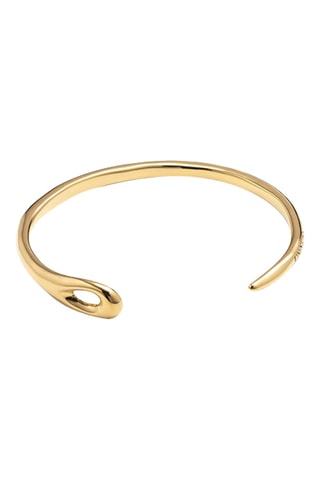 Bracciale bangle - Placcato oro giallo e topazi