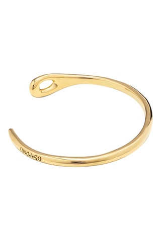 Bracciale bangle - Placcato oro giallo e topazi
