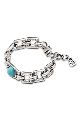 Bracciale Magnetic - Placcato argento e vetro di Murano