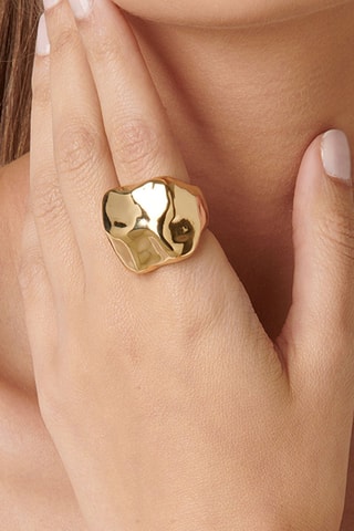 Anello - Placcato oro giallo