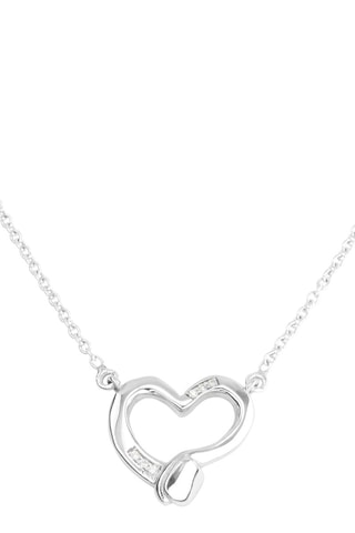 Collana - Placcato argento e topazi