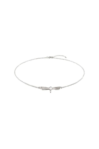 Collana - Placcato argento e topazi