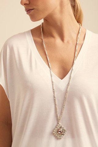 Collana - Placcato argento