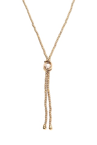 Collana sautoir - Placcato oro giallo e perla fine