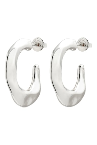 Orecchini a cerchio - Placcato argento