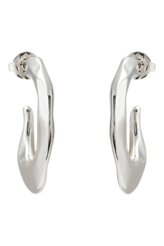 Orecchini a cerchio - Placcato argento