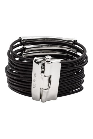 Bracciale a polsiera - Placcato argento