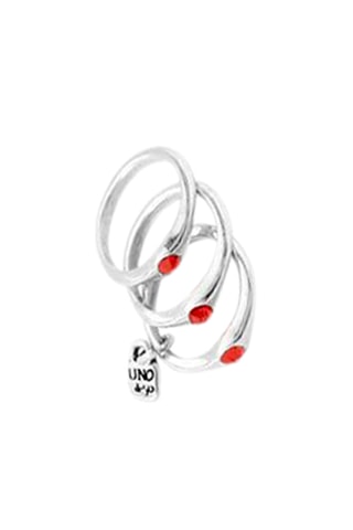 Anello triplo - Argentato