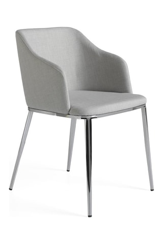 2 sedie - Grigio e argentato