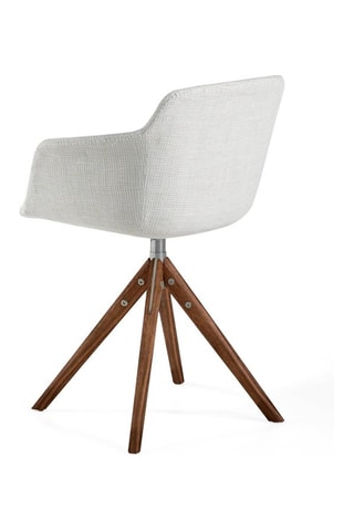 Sedia girevole - Bianco e neutro