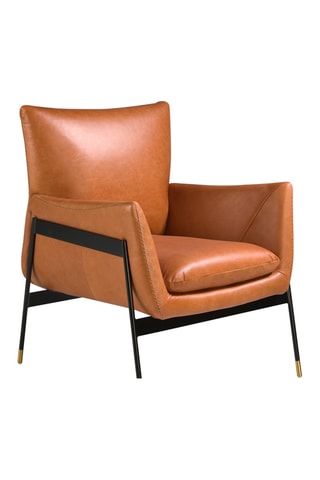 Poltrona - Marrone - In pelle