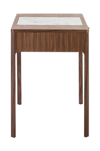 Scrivania - Effetto noce e bianco