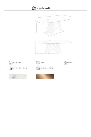 Tavolo da pranzo in vetro - 75 x 130 x 130 cm