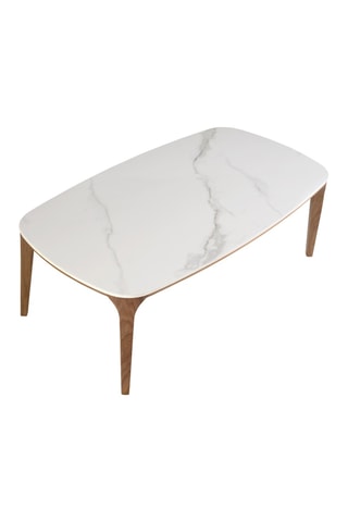 Tavolino in porcellana - 119 x 65 x 41 cm