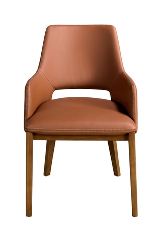 Chaise en simili cuir - 54 x 61 x 83 cm