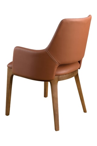 Chaise en simili cuir - 54 x 61 x 83 cm