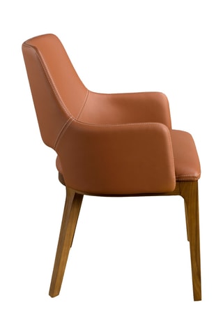 Chaise en simili cuir - 54 x 61 x 83 cm