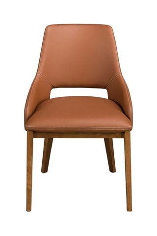 Chaise en simili cuir - 54 x 61 x 83 cm