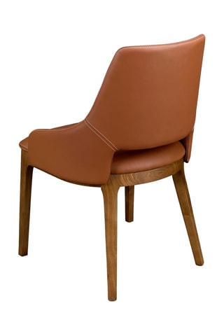Chaise en simili cuir - 54 x 61 x 83 cm