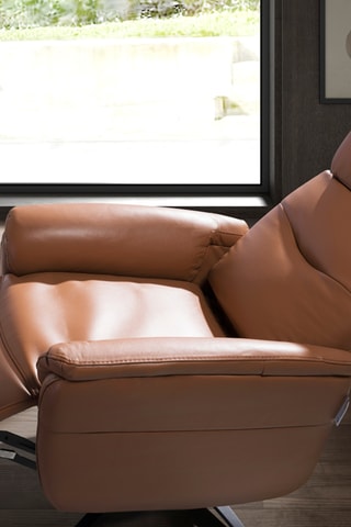 Poltrona - Marrone - In pelle