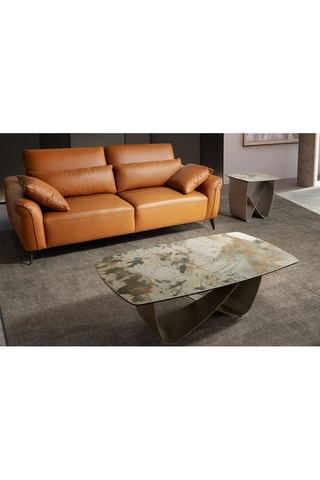 Tavolino in marmo - 120 x 70 x 43 cm