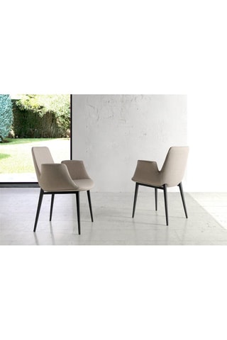 Sedia - Beige e nero