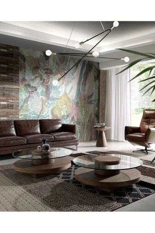 Tavolino in vetro - 100 x 35 x 100 cm