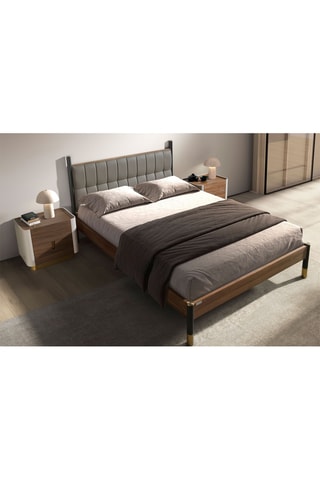 Comodino in noce - 60 x 42 x 50 cm