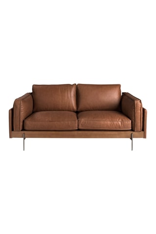 Divano - Marrone - 2 posti - In pelle