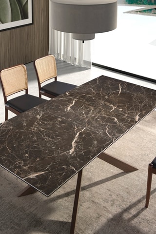 Tavolo allungabile in porcellana - 160/200 x 90 x 76 cm