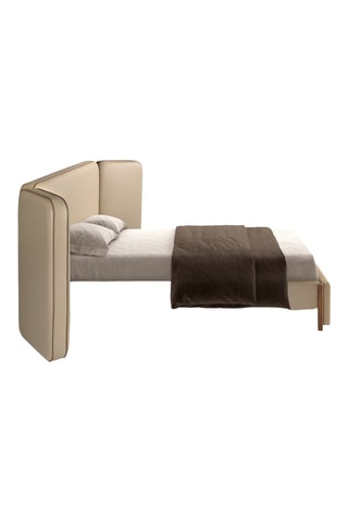 Letto in pino massiccio con rete in faggio - Area materasso 180 x 200 cm