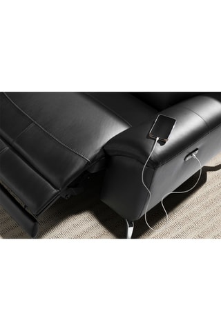 Divano - Nero - 2 posti - In pelle