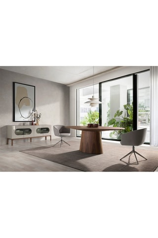 Sedia girevole  - Grigio