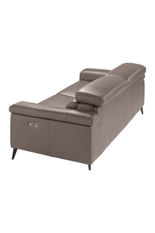 Divano - Marrone - 3 posti - In pelle