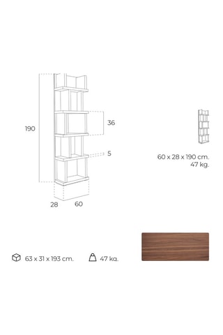 Libreria - Effetto noce