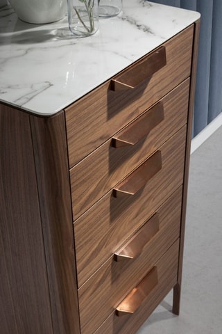 Credenza 5 cassetti - 60 x 45 x 107 cm