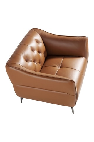 Poltrona -  Marrone - In pelle