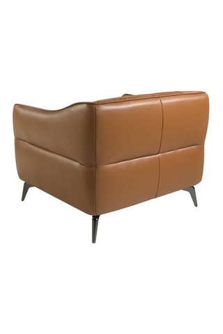 Poltrona -  Marrone - In pelle