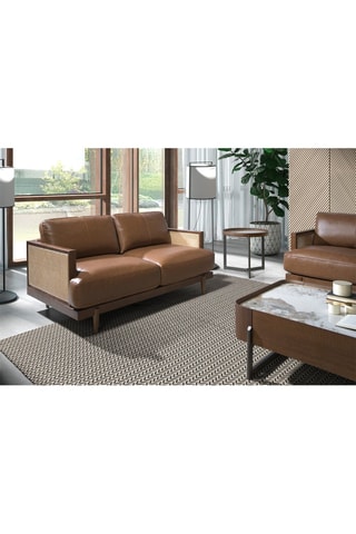 Divano - Marrone - 2 posti - In pelle